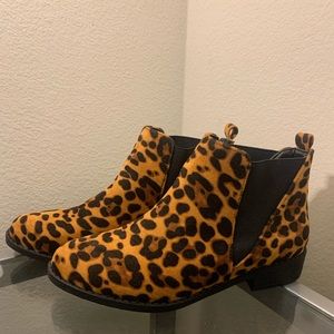 Cheetah ankle boots BRAND NEW